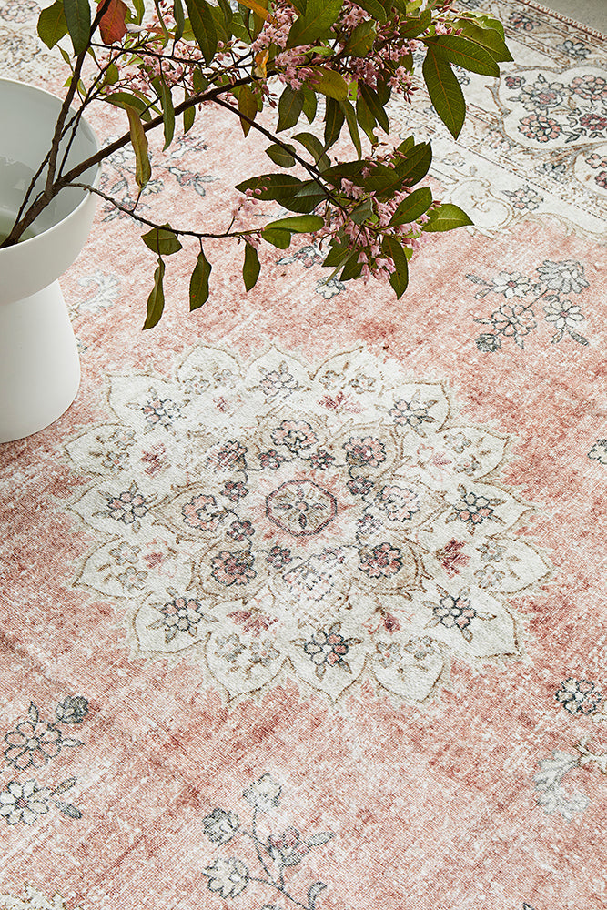 Kindred Coco Peach Machine Washable Rug