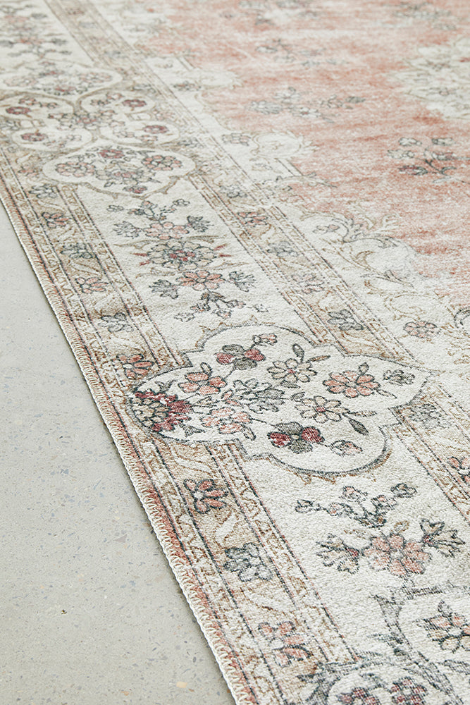 Kindred Coco Peach Machine Washable Rug
