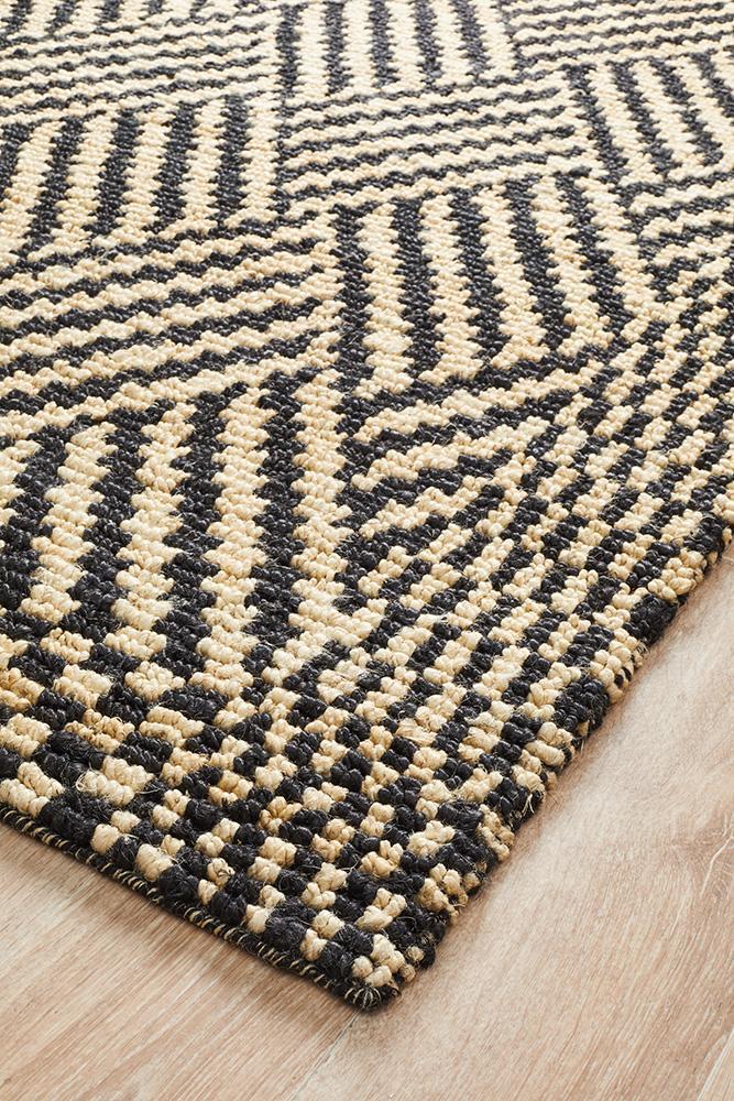 Sahana Tribal Pattern Handmade Jute Rug