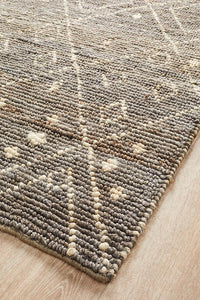 Thumbnail for Mishka Tribal Chic Handmade Jute Rug
