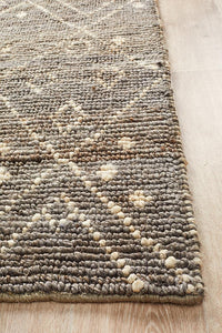 Thumbnail for Mishka Tribal Chic Handmade Jute Rug