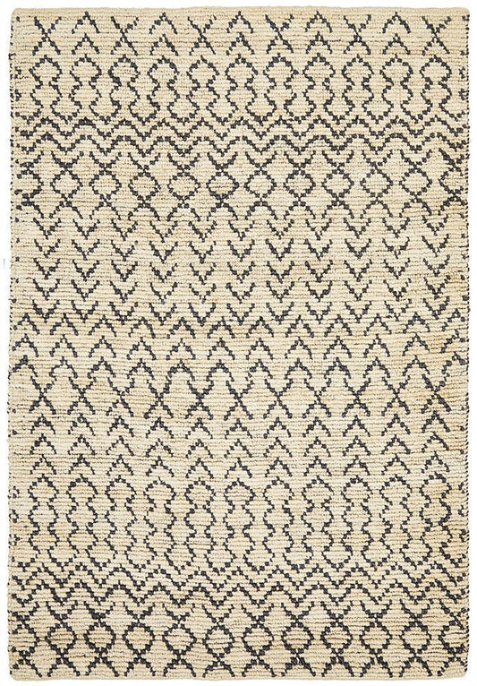 Zaha Tribal Pattern Hand Made Jute Rug