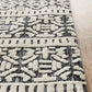 Mira Black & Ivory Tribal Table Tufted Rug
