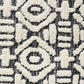 Mira Black & Ivory Tribal Table Tufted Rug