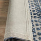 Aylin Blue & Grey Tribal Table Tufted Rug