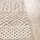 Aria Tribal Blush & Ivory Textured Rug