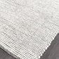 Freya Scandi Black & White Flatweave Wool Rug