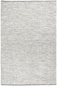 Thumbnail for Freya Scandi Black & White Flatweave Wool Rug