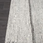 Freya Scandi Black & White Flatweave Wool Rug