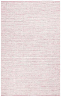 Thumbnail for Freya Scandi Pink & White Flatweave Wool Rug