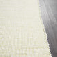 Freya Scandi Pistachio & White Flatwoven Wool Rug
