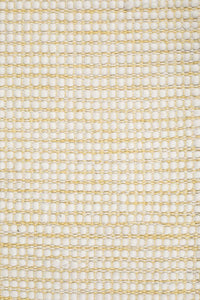 Thumbnail for Freya Scandi Yellow & White Flatweave Wool Rug