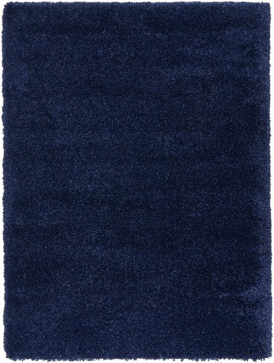 Stella Denim Blue Shag Pile Rug