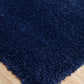 Stella Denim Blue Shag Pile Rug
