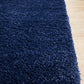 Stella Denim Blue Shag Pile Rug
