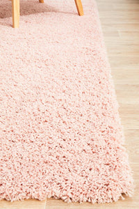 Thumbnail for Stella Pink Shag Pile Rug