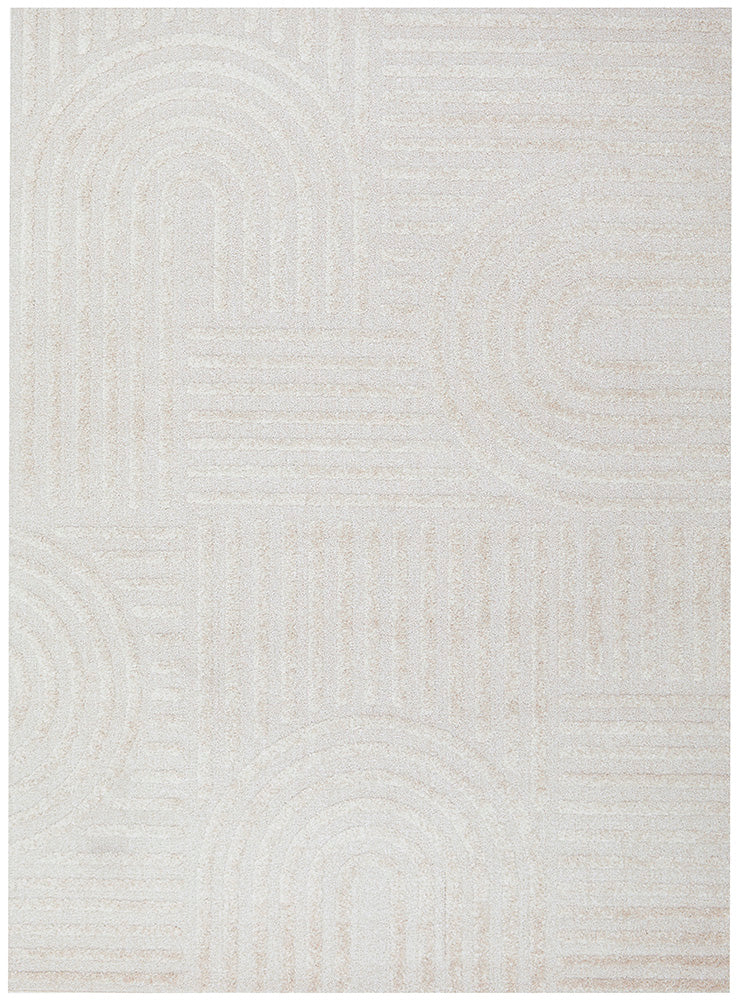 Mari Dior Natural Arch Pattern Rectangle Rug