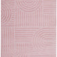 Mari Dior Pink Arch Pattern Rectangle Rug