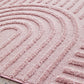 Mari Dior Pink Arch Pattern Rectangle Rug
