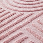 Mari Dior Pink Arch Pattern Rectangle Rug