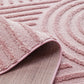 Mari Dior Pink Arch Pattern Rectangle Rug