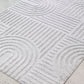 Mari Dior Grey Arch Pattern Rectangle Rug