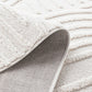 Mari Dior White Arch Pattern Rectangle Rug