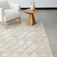 Lisa Natural Diamond Pattern Rectangle Modern Rug
