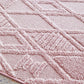 Mari Lisa Pink Diamond Pattern Rectangle Rug