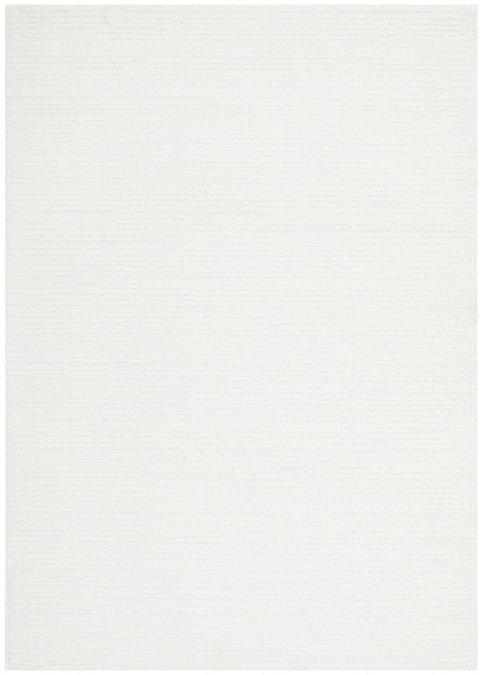 Mari Suri White Modern Rectangle Rug