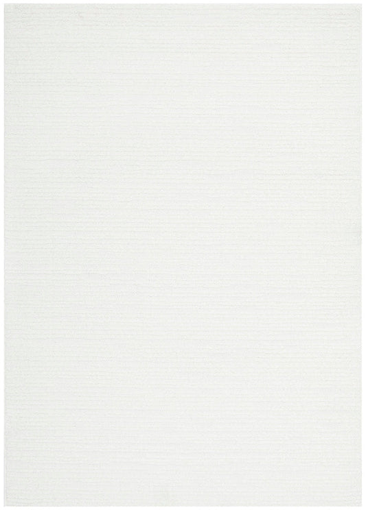 Mari Suri White Modern Rectangle Rug