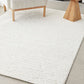 Mari Suri White Modern Rectangle Rug