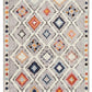 Mira Grey Multi-Colour Geometric Pattern Rug