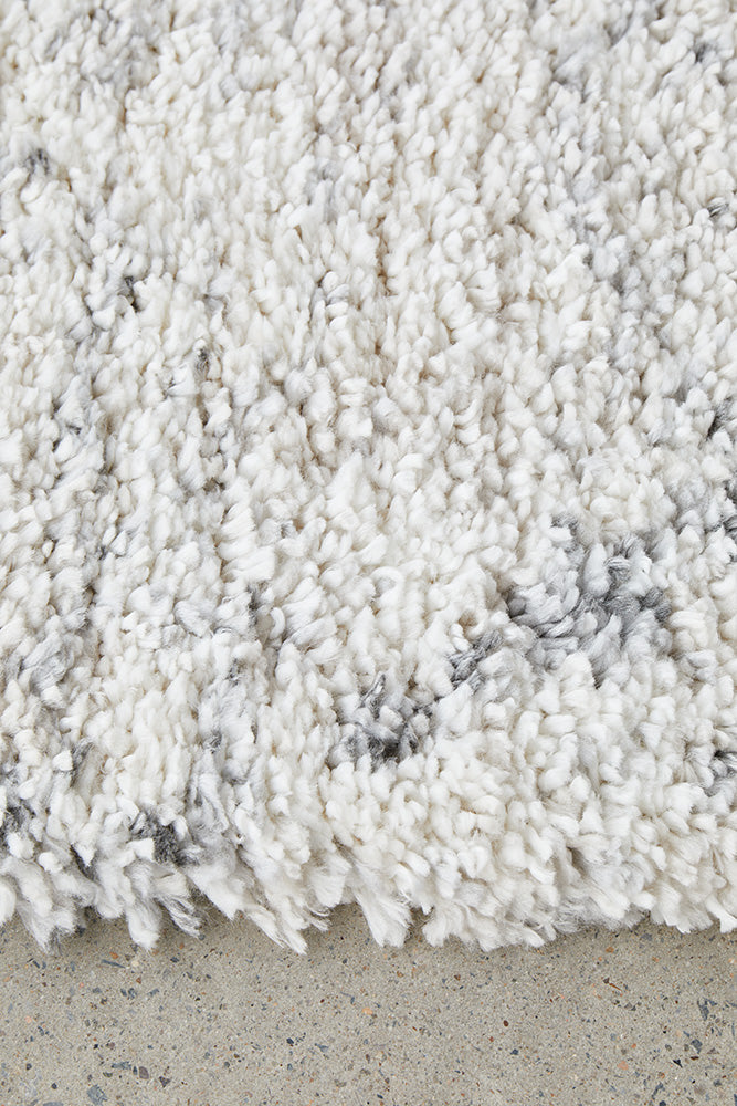 Moonlight Astro Shadow Scandinavian Shag Pile Rug
