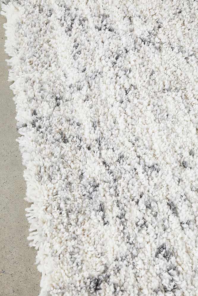 Moonlight Astro Shadow Scandinavian Shag Pile Rug