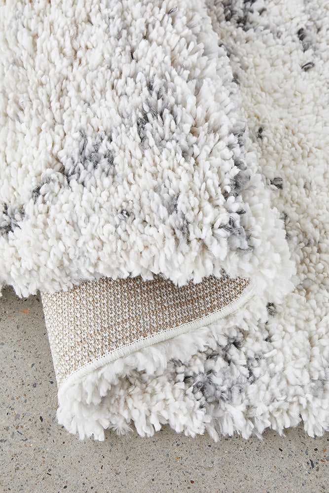Moonlight Astro Shadow Scandinavian Shag Pile Rug
