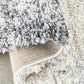 Moonlight Marble Zenith Modern Scandinavian Shag Pile Rug