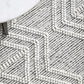 Clara Ivory & Black Tribal Patterned Flatwoven Wool Rug