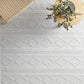 Zoey Modern Ivory Tribal Pattern Flatwoven Wool Rug