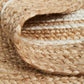 Aanya Natural & White Two-Tone Hand Braided Oval Jute Rug