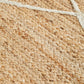 Aanya Natural Diamond Pattern Jute Rug