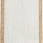 Aanya Natural & White Hand Braided Rug