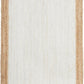 Aanya Natural & White Hand Braided Rug