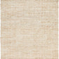 Aanya Textured Pattern Two-Tone Natural Jute Rug