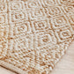 Aanya Textured Pattern Two-Tone Natural Jute Rug