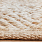 Aanya Textured Pattern Two-Tone Natural Jute Rug