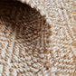 Aanya Textured Pattern Two-Tone Natural Jute Rug