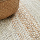 Aanya Natural & White Hand Braided Jute Rug
