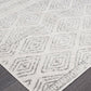 Tayen White & Grey Tribal Rug