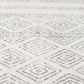 Tayen White & Grey Tribal Rug